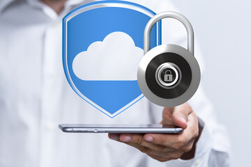 Ensuring secure cloud storage. Protect your data with robust encryption and advanced security...