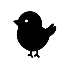 chick on a white background