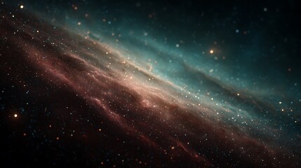 Fototapeta premium Cosmic Nebula Dust Cloud Art