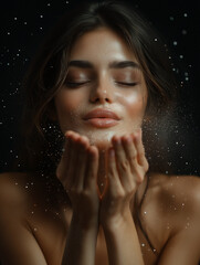 Dreamlike Whispers Unveil Her Timeless Grace with Serenity