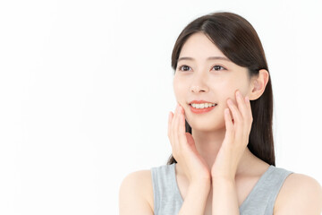 Fototapeta premium 女性 ビューティー スキンケア