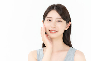 女性　ビューティー　スキンケア