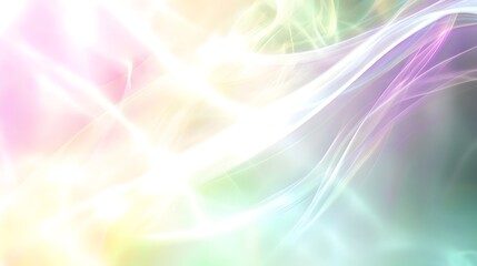 Abstract Pastel Swirls Flowing Light Background