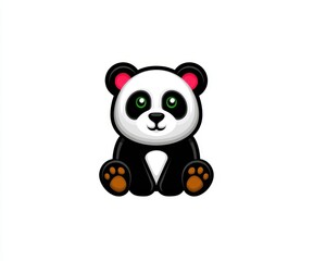 Obraz premium Adorable Panda Plush Toy for Kids and Collectors