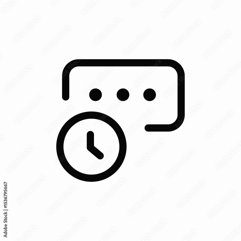 Wall mural code pending icon sign vector