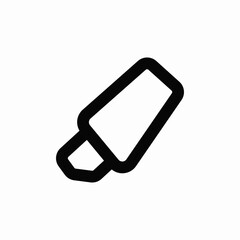 highlight notes icon sign vector