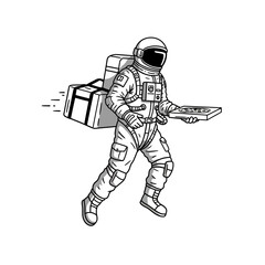 delivery service man ride