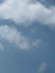 blue sky with clouds