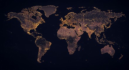 Earth at Night: A Stunning Visualization of Global Illumination