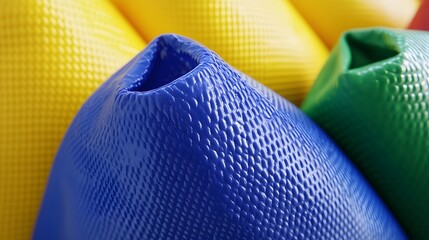 Closeup Colorful Textured Balls Abstract Background