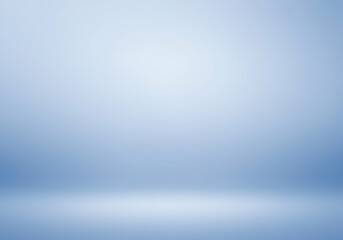 Obraz premium A soft blue studio background with a gentle gradient, ideal for product display and minimalist design.