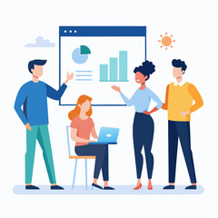 business people working on laptop