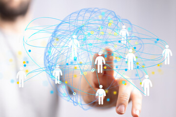 Image depicting a global network, illustrating interconnectedness and communication.