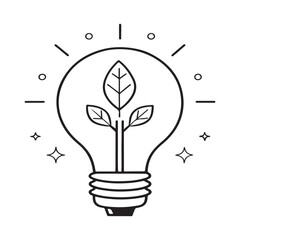 Lightbulb Symbol for Ideas. Creative Inspiration Lamp Vector Collection. EPS 10
