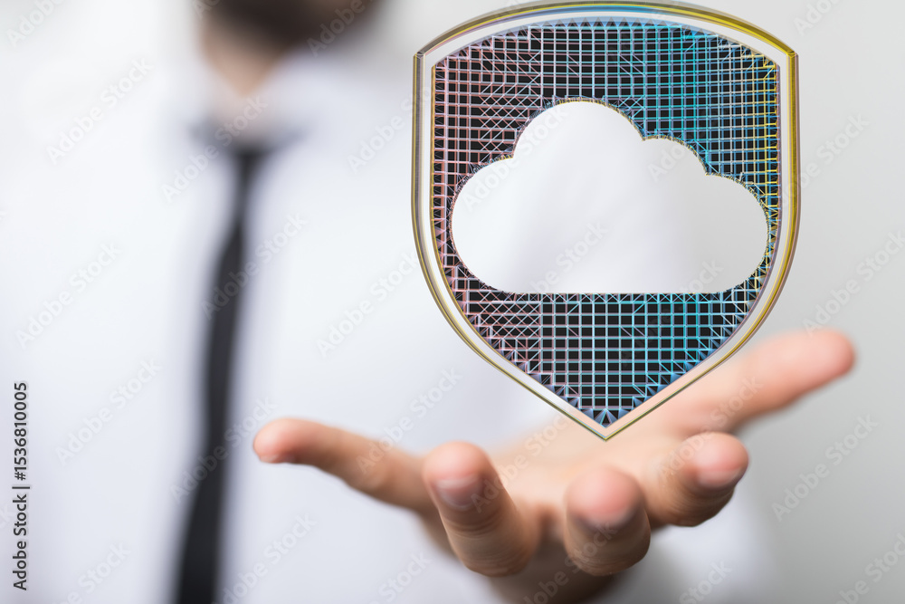 Aufkleber Safeguard your data with robust cloud security.  Advanced encryption & reliable protection.