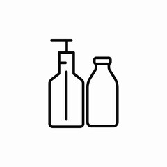 kitchen containers icon sign vector