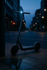 Electric Scooter – Urban Night Ride