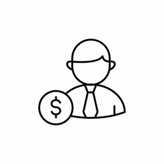 business finances icon sign vector
