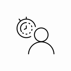 time wait icon sign vector