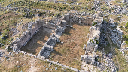 View from the Kremna Ancient City in Bucak, Burdur - Turkey.