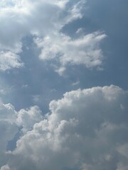 blue sky with clouds