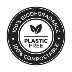 PLASTIC FREE LOGO VECTOR