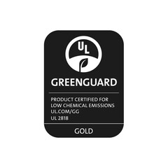 UL GREENGUARD Certified Black logo vector