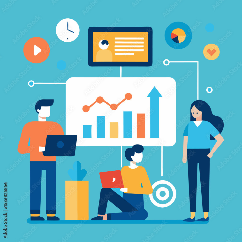 Poster data analytics: flat concept