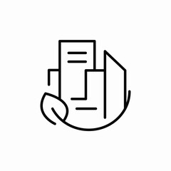 green town icon sign vector