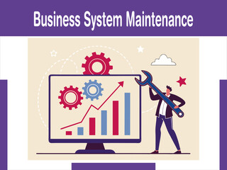 Business System Maintenance Animation