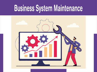 Business System Maintenance Animation