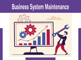 Business System Maintenance Animation