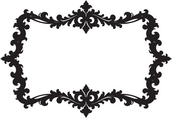 
Baroque Vintage Frame Vector Set
