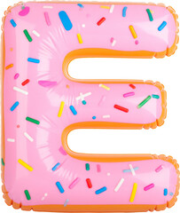 도넛 스타일 알파벳 모양 수영장 튜브