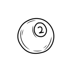 handdrawn sport ball 