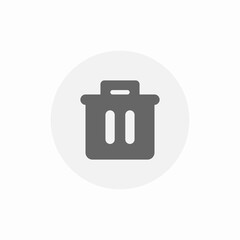 waste disposal icon sign vector