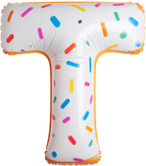 도넛 스타일 알파벳 모양 수영장 튜브