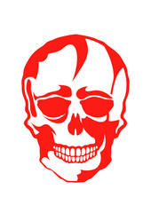 tete de mort crane halloween dessin peur