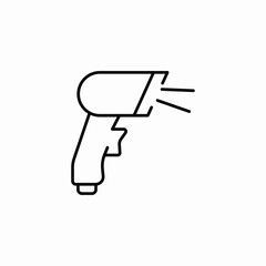scan device icon sign vector