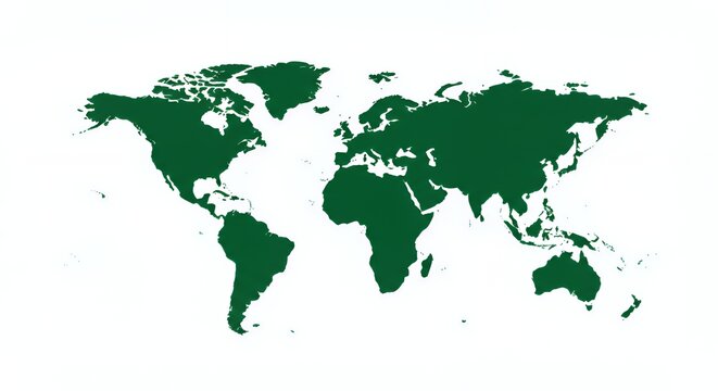 Fototapeta World Map: A Global Perspective