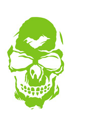 Tete de mort halloween horreur dessin crane