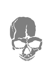 Tete de mort halloween horreur dessin crane