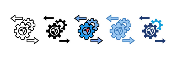 Transition Icon Element For Design