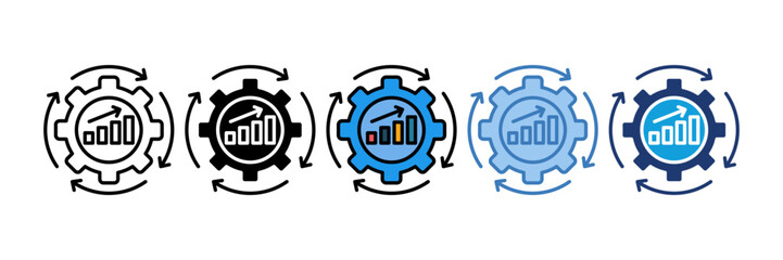 Continuous Improvement Icon Element For Design