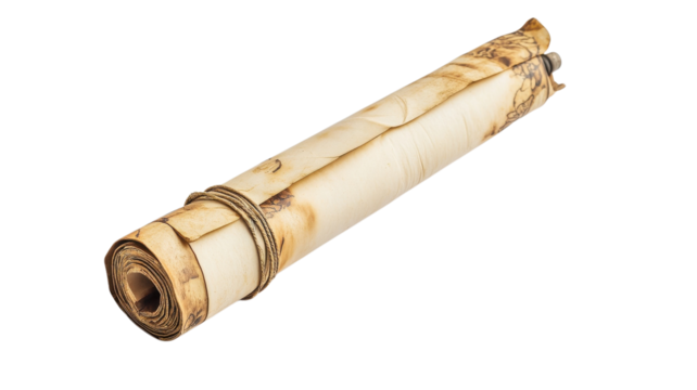 Ancient scroll reveals hidden knowledge of past civilizations, beckoning scholars and adventurers alike within a forgotten library.