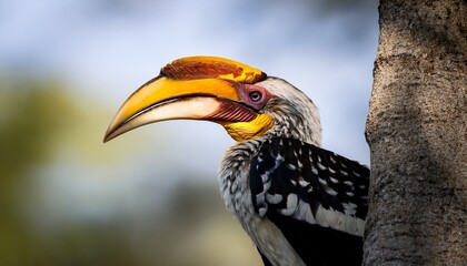 yellow billed hornbill