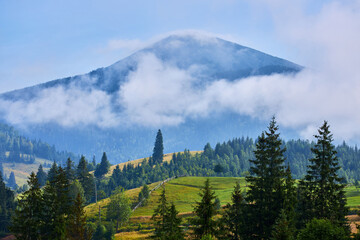 Mount Khomyak Peak Carpathian Landscape