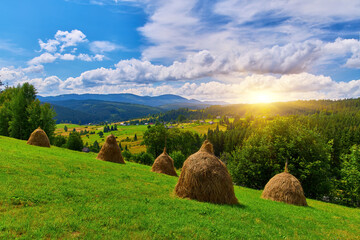 Haystack Ladder Mountain Slope Scenery