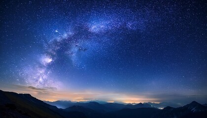 beautiful sky at night with stars