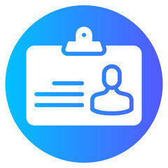 Congress ID gradient icon